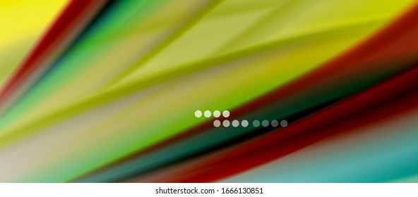 Líneas de onda fondo abstracto, diseño de seda lisa con colores de estilo arcoiris. Olas de color líquido. Ilustración vectorial para papel tapiz, pancarta, fondo, tarjeta, libro, ilustración, página de inicio