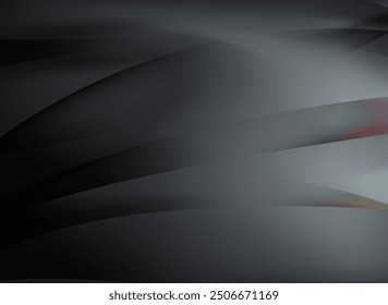 Wave lines abstract background, smooth silk design with rainbow colors. 