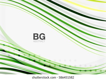 Wave lines abstract background. Vector template background for workflow layout, diagram, number options or web design