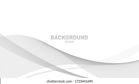 Wave Lines An Abstract Stripe Background, Vector