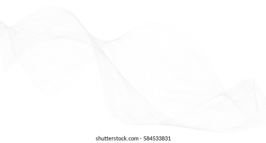 Wave lines abstract. Vector iilustration.