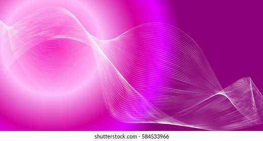 Wave lines abstract. Vector iilustration.