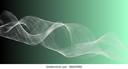 Wave lines abstract. Vector iilustration.