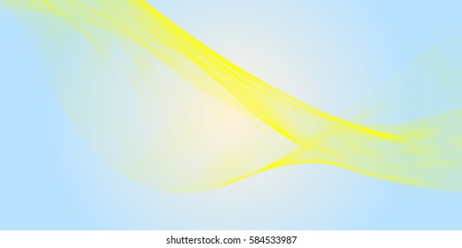 Wave lines abstract. Vector iilustration.