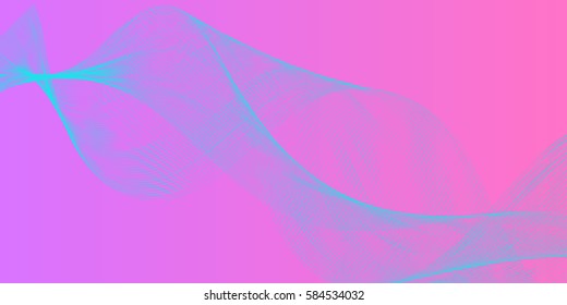 Wave lines abstract. Vector iilustration.
