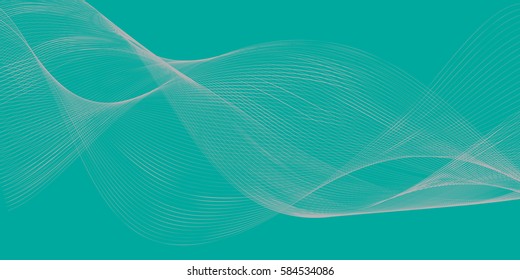 Wave lines abstract. Vector iilustration.