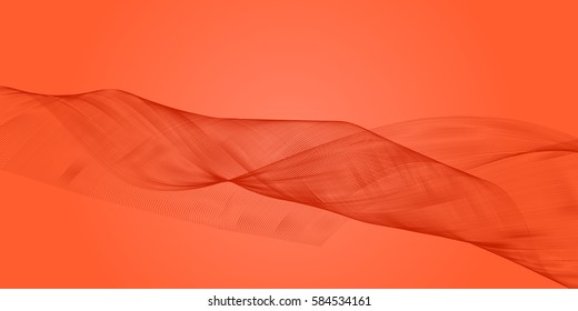 Wave lines abstract. Vector iilustration.