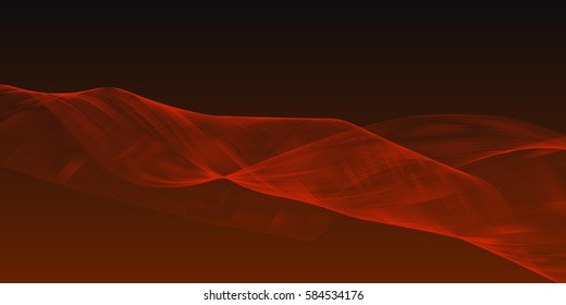 Wave lines abstract. Vector iilustration.