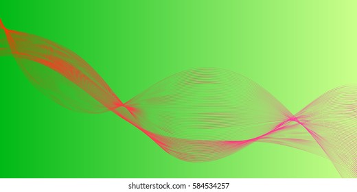 Wave lines abstract. Vector iilustration.