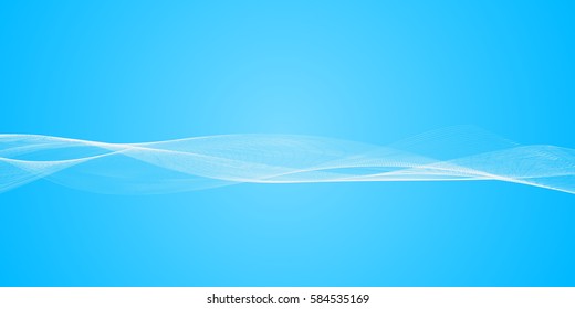 Wave lines abstract. Vector iilustration.