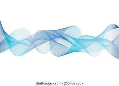 Wave lines background abstract vector turquoise malibu lavender pelorous aqua navy honeydew