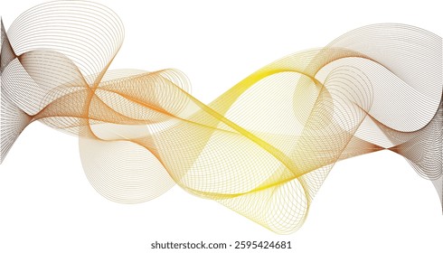 Wave lines  background abstract vector alabaster pearl bush raffia sweet corn bianca thatch honey suckle sambuca harvest gold