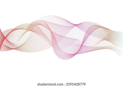 Wave lines  background abstract vector sea pink sauvignon dust storm cupid amour prim shocking romance whisper bone