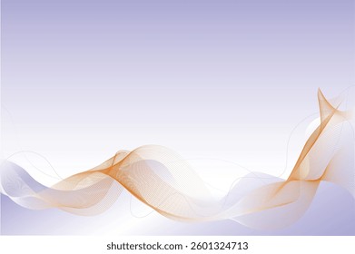 Wave lines background abstract vector rust chocolate quartz cornflower blue white lilac