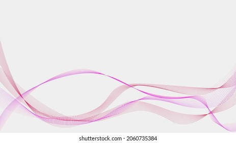 Wave Lines Background with soft color violet and pink combination
