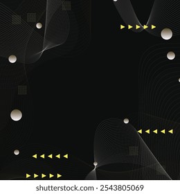 Wellenlinien, Hintergrund. Vektorgrafik. Abstrakter Hintergrund.