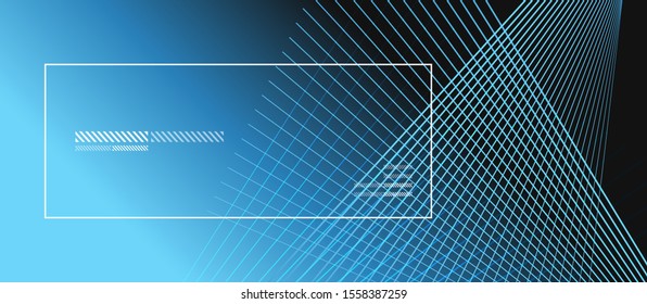 Wave lines with blend effect on fluid gradient, abstract background colorful liquid poster. Vector Illustration For Wallpaper, Banner, Background, Card, Book Illustration, landing page