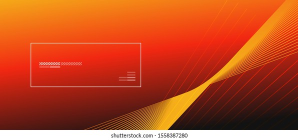 Wave lines with blend effect on fluid gradient, abstract background colorful liquid poster. Vector Illustration For Wallpaper, Banner, Background, Card, Book Illustration, landing page