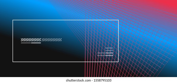 Wave lines with blend effect on fluid gradient, abstract background colorful liquid poster. Vector Illustration For Wallpaper, Banner, Background, Card, Book Illustration, landing page