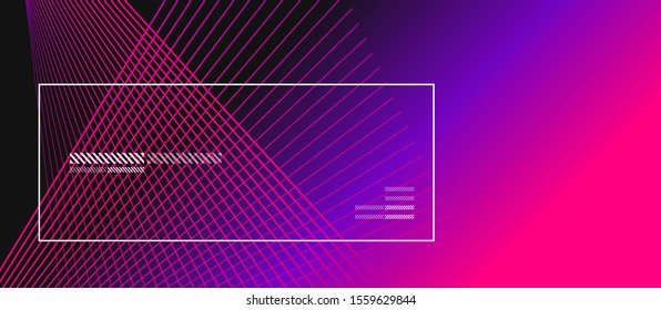 Wave lines with blend effect on fluid gradient, abstract background colorful liquid poster. Vector Illustration For Wallpaper, Banner, Background, Card, Book Illustration, landing page