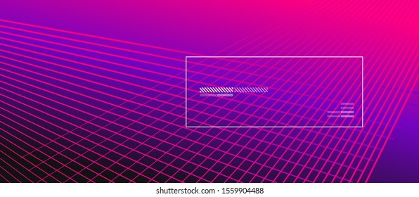 Wave lines with blend effect on fluid gradient, abstract background colorful liquid poster. Vector Illustration For Wallpaper, Banner, Background, Card, Book Illustration, landing page