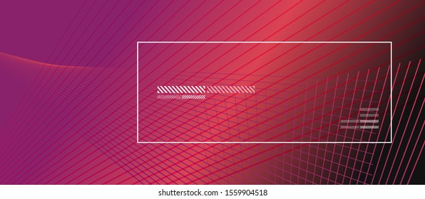 Wave lines with blend effect on fluid gradient, abstract background colorful liquid poster. Vector Illustration For Wallpaper, Banner, Background, Card, Book Illustration, landing page