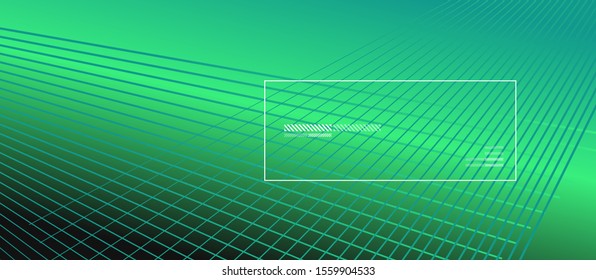 Wave lines with blend effect on fluid gradient, abstract background colorful liquid poster. Vector Illustration For Wallpaper, Banner, Background, Card, Book Illustration, landing page