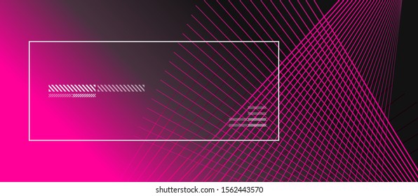 Wave lines with blend effect on fluid gradient, abstract background colorful liquid poster. Vector Illustration For Wallpaper, Banner, Background, Card, Book Illustration, landing page