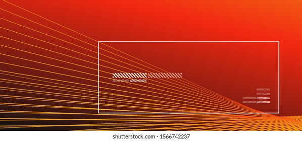 Wave lines with blend effect on fluid gradient, abstract background colorful liquid poster. Vector Illustration For Wallpaper, Banner, Background, Card, Book Illustration, landing page