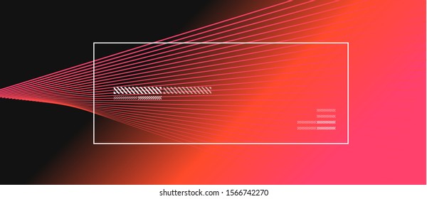 Líneas onduladas con efecto de mezcla en el gradiente de fluido, afiche líquido colorido del fondo abstracto. Ilustración vectorial para fondo de escritorio, pancarta, fondo, tarjeta, ilustración del libro, página de inicio