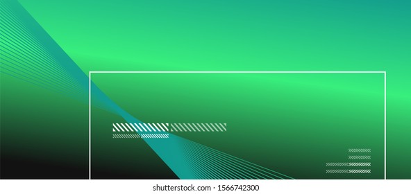 Wave lines with blend effect on fluid gradient, abstract background colorful liquid poster. Vector Illustration For Wallpaper, Banner, Background, Card, Book Illustration, landing page