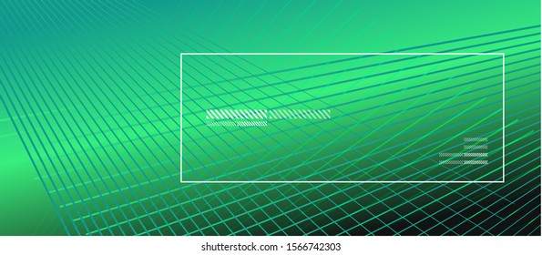 Wave lines with blend effect on fluid gradient, abstract background colorful liquid poster. Vector Illustration For Wallpaper, Banner, Background, Card, Book Illustration, landing page