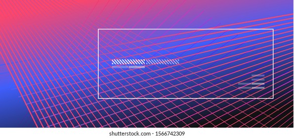Wave lines with blend effect on fluid gradient, abstract background colorful liquid poster. Vector Illustration For Wallpaper, Banner, Background, Card, Book Illustration, landing page