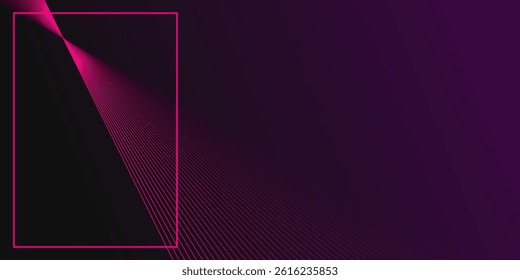 Wave lines with blend effect on fluid gradient, abstract background colorful liquid poster. Vector Illustration For Wallpaper, Banner, Background, Card, Book Illustration, landing page