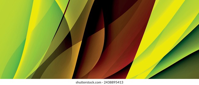 Wave lines and dynamic geometric design. Vector Illustration For Wallpaper, Banner, Background, Card, Book Illustration, landing page
