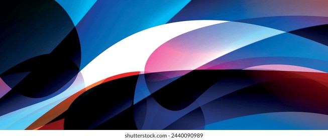 Wave lines and dynamic geometric design. Vector Illustration For Wallpaper, Banner, Background, Card, Book Illustration, landing page