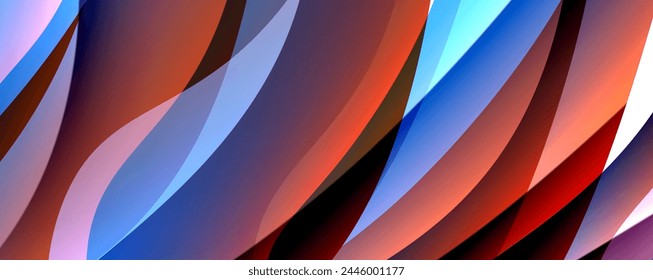 Wave lines and dynamic geometric design. Vector Illustration For Wallpaper, Banner, Background, Card, Book Illustration, landing page