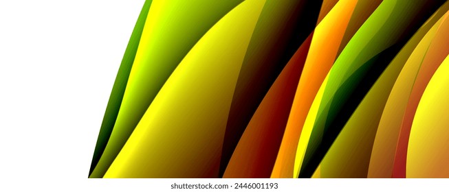 Wave lines and dynamic geometric design. Vector Illustration For Wallpaper, Banner, Background, Card, Book Illustration, landing page