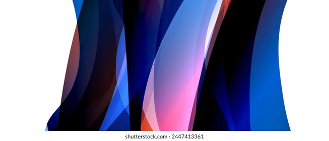 Wave lines and dynamic geometric design. Vector Illustration For Wallpaper, Banner, Background, Card, Book Illustration, landing page