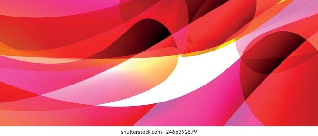 Wave lines and dynamic geometric design. Vector Illustration For Wallpaper, Banner, Background, Card, Book Illustration, landing page