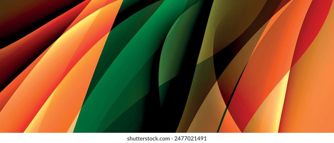 Wave lines and dynamic geometric design. Vector Illustration For Wallpaper, Banner, Background, Card, Book Illustration, landing page