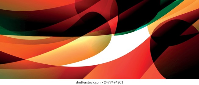 Wave lines and dynamic geometric design. Vector Illustration For Wallpaper, Banner, Background, Card, Book Illustration, landing page