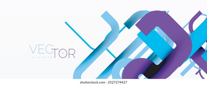Wave lines minimal abstract background