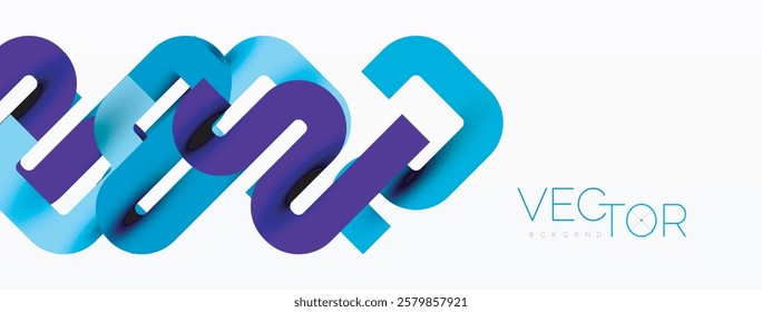 Wave lines minimal abstract background