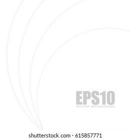 Wave lines on white background. Vector