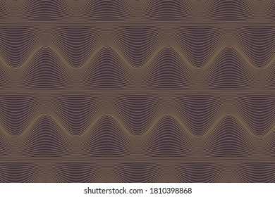 Wave Lines Pattern Abstract Background.