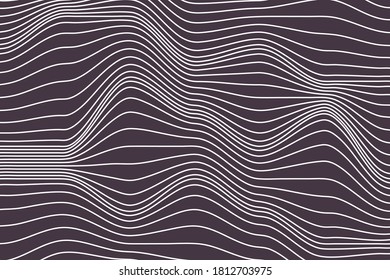 Wave Lines Pattern Abstract Background.