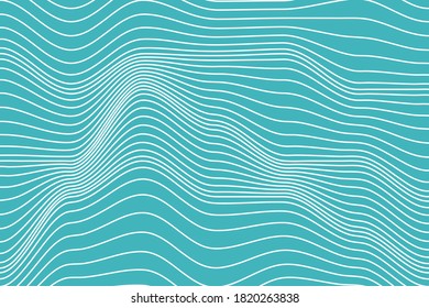 Wave Lines Pattern Abstract Background.