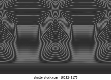 Wave Lines Pattern Abstract Background.