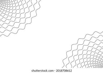 Wave Lines Pattern Abstract Background. Vector Illustration